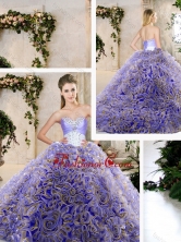 Hot Sale Ruffles Lavender Quinceanera Dresses with Beading SJQDDT209002-2FOR
